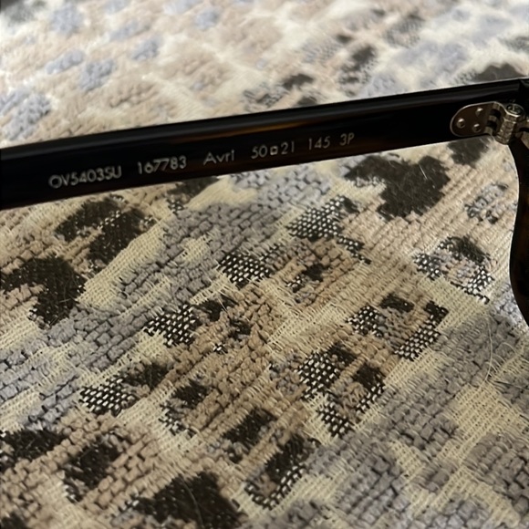 Oliver People’s Avri Square Tortoise Polarized Sunglasses 50mm New - Picture 13 of 13